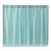 Solid Color Half Window Curtain Dormitory Short Curtain Modern Green Kitchen Curtains, 55x18 inch