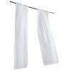 Sheer Curtains 52 W x 84 L inches 2 Panels Window Drapes Rod Pocket Polyester