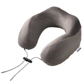 Travel Pillow Upgraded Memory Foam U-Shaped Neck Pillow for Traveling Dark Gray