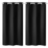 Blackout Curtains 63 Inch Length 2 Panels Set 42 Inch Wide Each for Bedroom
