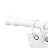 Adjustable Tension Shower Curtain Rod for Small or Stall Showers, 27'-40", White