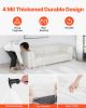 Plastic Couch Cover 4 Mil Clear Thicker Couch Cover for Moving 92 x 62 x 42 inch