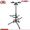 5 Core Guitar Stand Adjustable Triple Guitars Stands Floor w Neck Holder Universal Supports for Acoustic Electric Classic Bass Instrument Folding Port