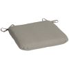 (2 pack) 15.5"D x 17"W Tan Rectangle Outdoor Seat Pad (1 Pack)