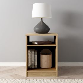 Ardent Open Shelf Nightstand (Color: Euro Oak)