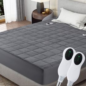 The coral fleece electric heating bed cover has 10 adjustable heating Settings, allowing you to customize your warmth for ultimate comfort (size: Q)