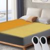 The coral fleece electric heating bed cover has 10 adjustable heating Settings, allowing you to customize your warmth for ultimate comfort