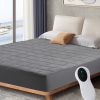 The coral fleece electric heating bed cover has 10 adjustable heating Settings, allowing you to customize your warmth for ultimate comfort