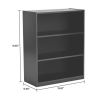 3-Shelf Bookcase with Adjustable Shelves